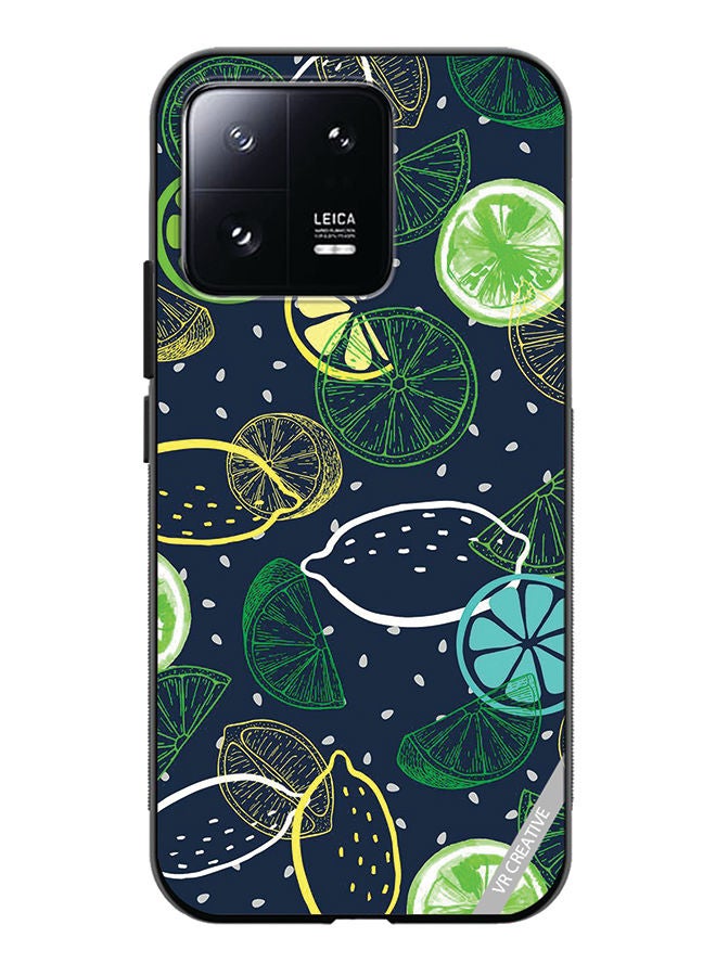 VR CREATIVE Protective Case Cover For Xiaomi 13 Lemon Design Multicolour - Image 1