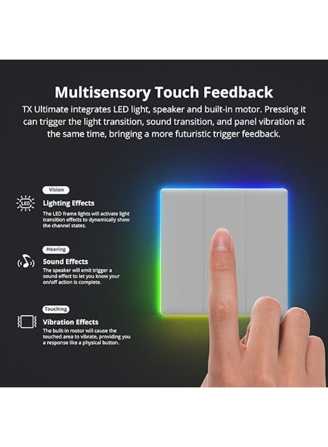 SONOFF TX Ultimate T5-3C-86 Smart Touch Wall Switch - Image 4
