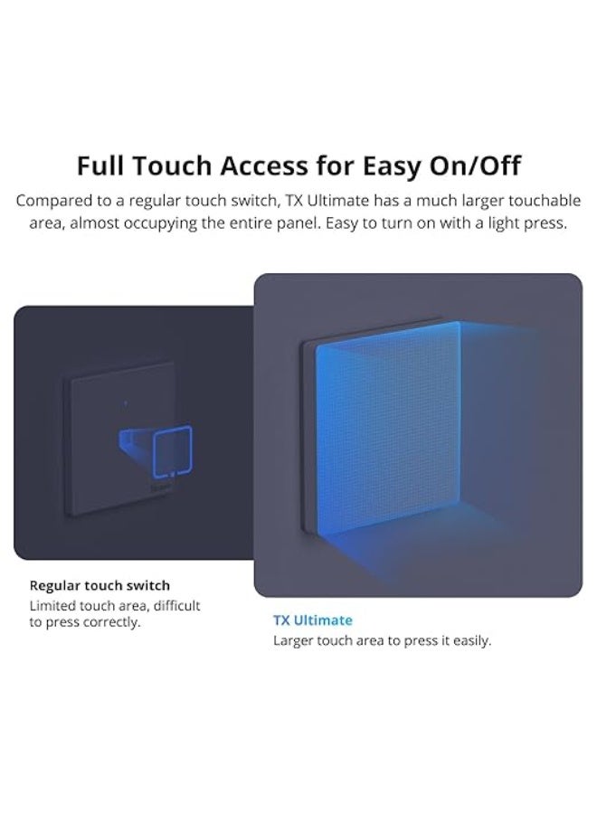 SONOFF TX Ultimate T5-3C-86 Smart Touch Wall Switch - Image 3