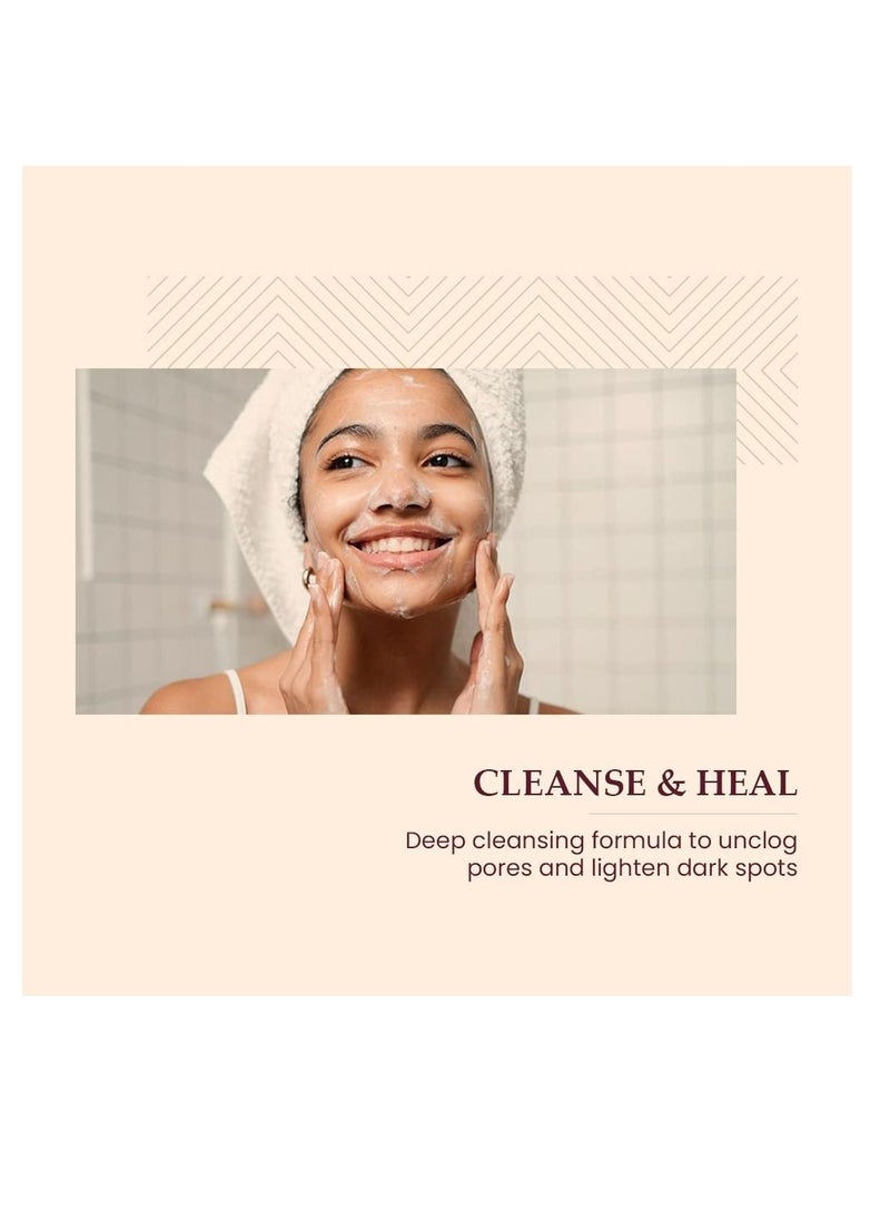 Mother Sparsh - Mother Sparsh Turmeric Healing Face Wash For Hyperpigmentation Dark Spots & Radiant Complexion  With Turmeric Gotu Kola & Ginseng Extract  Deeply Cleanses & Unclog Pores  100ml - Image 1