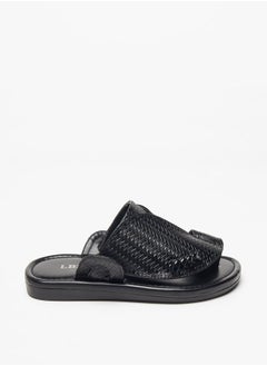 Boys Textured Slip-On Arabic Sandals