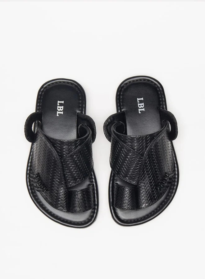 LBL by Shoexpress Boys Textured Slip-On Arabic Sandals