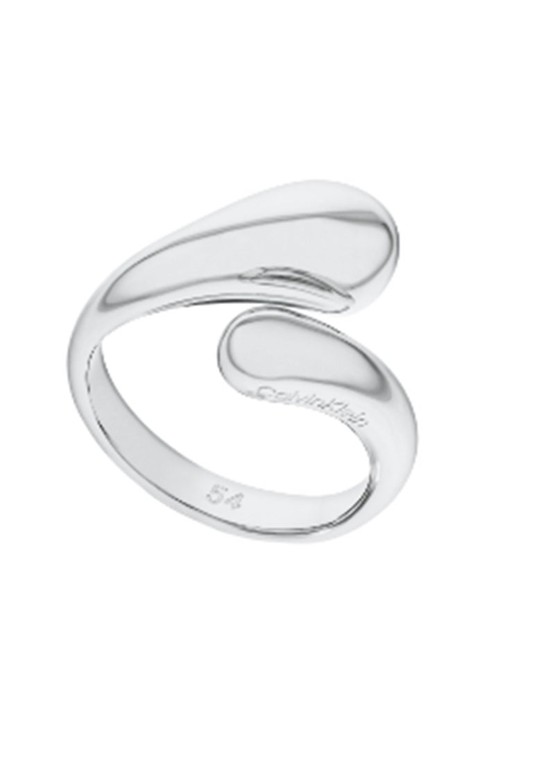 CALVIN KLEIN CALVIN KLEIN JEWELRY SCULPTURED DROPS FAMILY WOMENS RING - 35000192B 