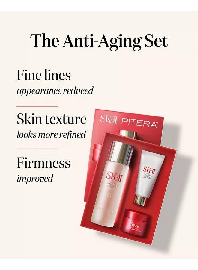 SK-II Pitera 3Piece Set (Cleanser 0.7 Oz + Essence 2.5 Oz + Advanced Airy Cream 0.5 Oz) - Image 3