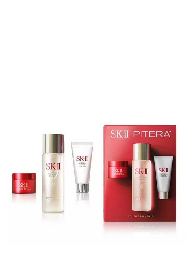 SK-II Pitera 3Piece Set (Cleanser 0.7 Oz + Essence 2.5 Oz + Advanced Airy Cream 0.5 Oz) - Image 1