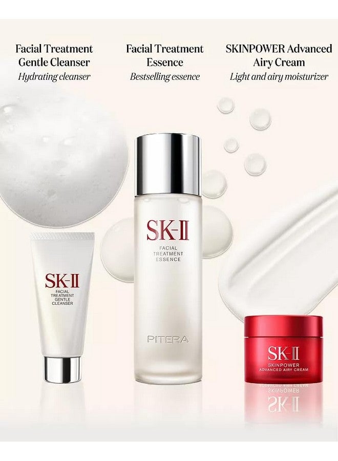 SK-II Pitera 3Piece Set (Cleanser 0.7 Oz + Essence 2.5 Oz + Advanced Airy Cream 0.5 Oz) - Image 4
