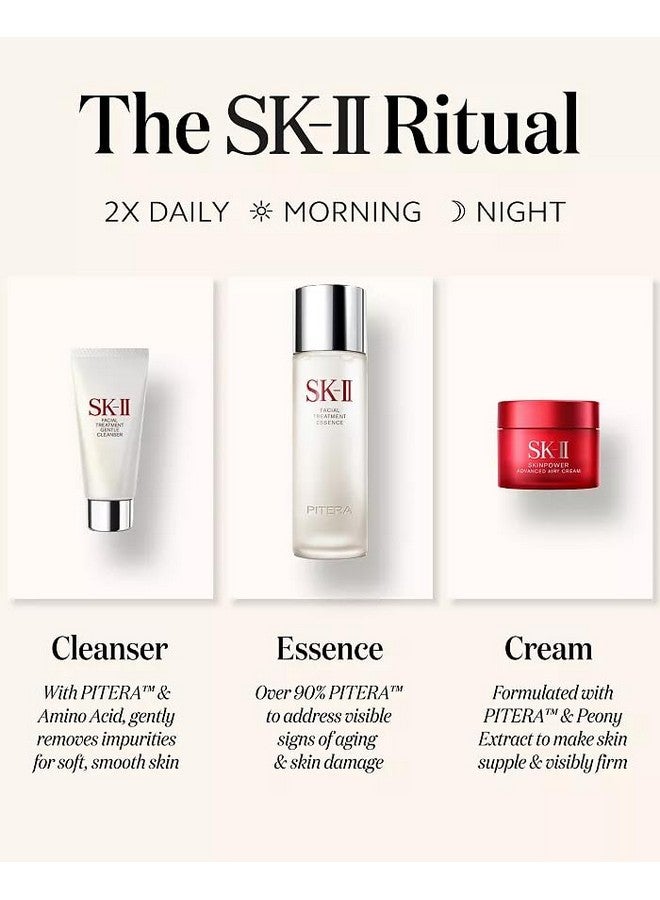 SK-II Pitera 3Piece Set (Cleanser 0.7 Oz + Essence 2.5 Oz + Advanced Airy Cream 0.5 Oz) - Image 2