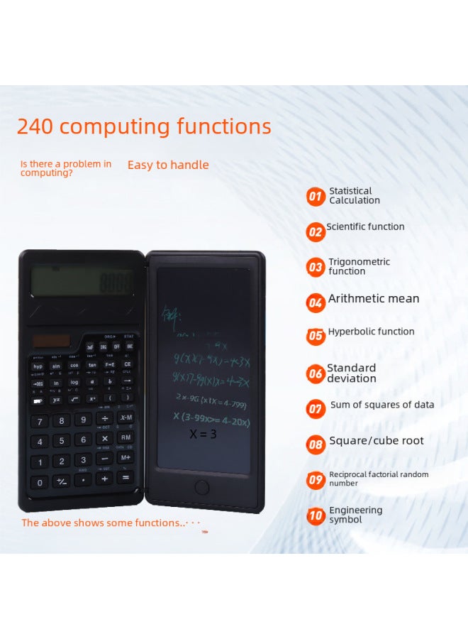 Scientific Function Calculator Student Exam Board Calculator Electronic Computer Small Business Gift - Image 2