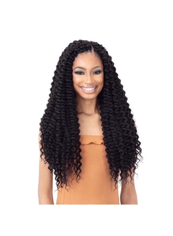 FreeTress Braids Freetress Crochet Braid 3X Soulfull Curl 20" (4 Medium Brown) - Image 2