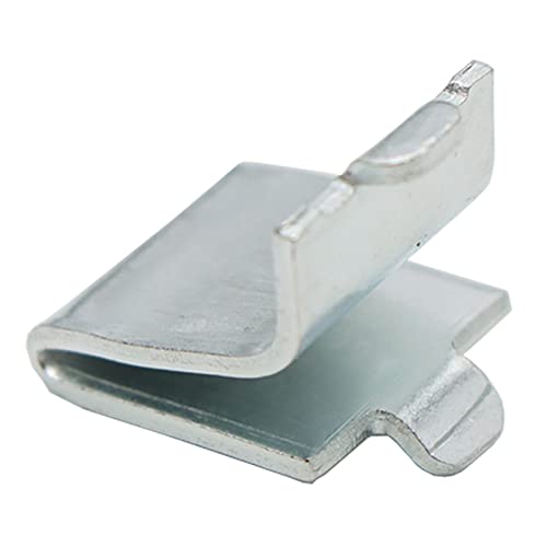 Xadnitu 14 Pieces Silver Adjustable Steel Pilaster Shelf Clip Support, Shelving Bracket Clips for Metal and Wood Shelves - Image 5