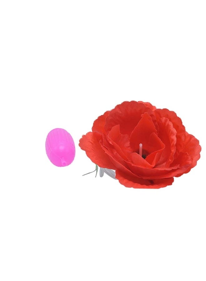 PRETYZOOM PRETYZOOM Water Squirt Rose Flower Corsage Pin Short Stemmed Clown Joke Tricky Toys  - Image 5
