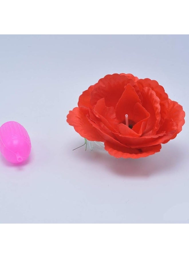 PRETYZOOM PRETYZOOM Water Squirt Rose Flower Corsage Pin Short Stemmed Clown Joke Tricky Toys  - Image 2