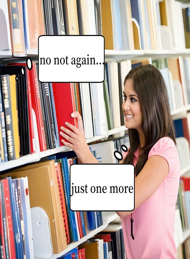 Glowave Book Lovers Gifts, Funny Bookish Gifts, Canvas Book Bags for Women, Cute Tote Bag for Readers (shelf control) - Image 2