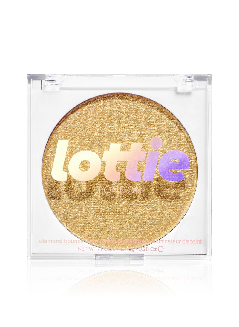 Lottie London Diamond Bounce Highlighter Golden  - Image 1