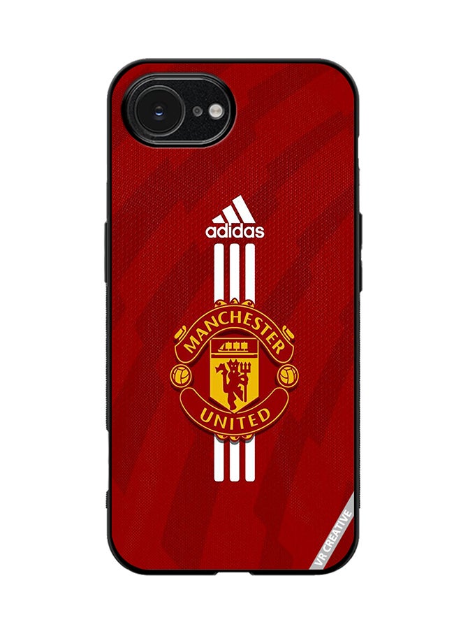 VR CREATIVE Protective Case Cover For Apple iPhone 16e Man United Design Multicolour