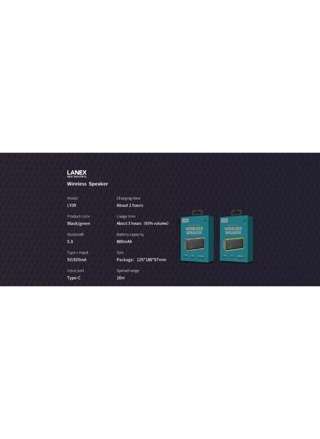 LANEX - LY09 Wireless Speaker - Image 1