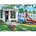 Bits and Pieces 100 Piece Puzzles for Adults Calico Country 100 Extra Large Pieces 15 x 19 Jigsaw Puzzles Quilts Farm Spring No 2 Pieces Alike - Image 4