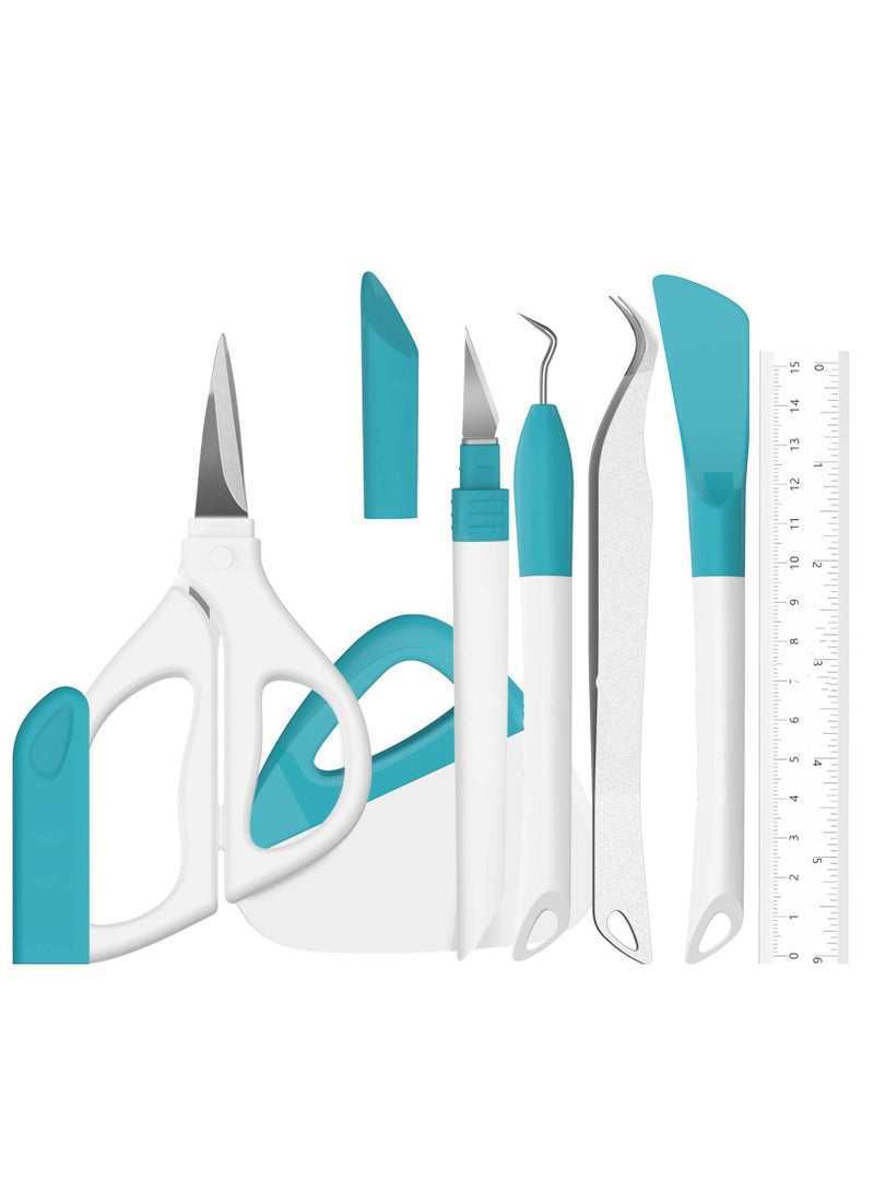 SOLARAE Precision Craft Vinyl Weeding Tool Set - Reusable and Stylish Tools for Silhouette, Siser, Oracal 631, 651, 751 Vinyl Projects. Perfect for All Your Crafting Needs! - Image 4