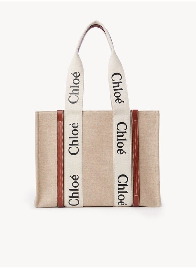 Chloe Large linen handbag  - Image 1