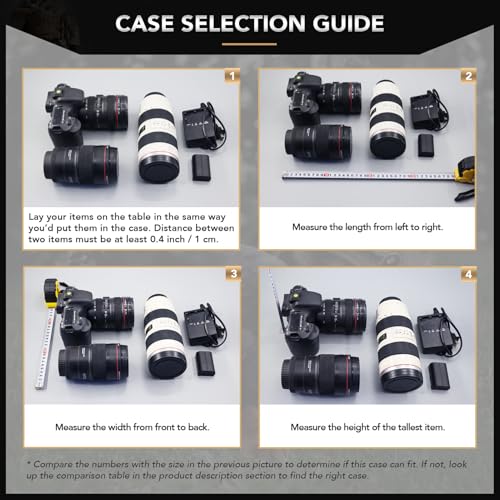 Lykus HC-5020 Large Waterproof Hard Case with Foam, Interior Size 19.7x15.7x8.3 inch, Suitable for electronic equipment and more - Image 4
