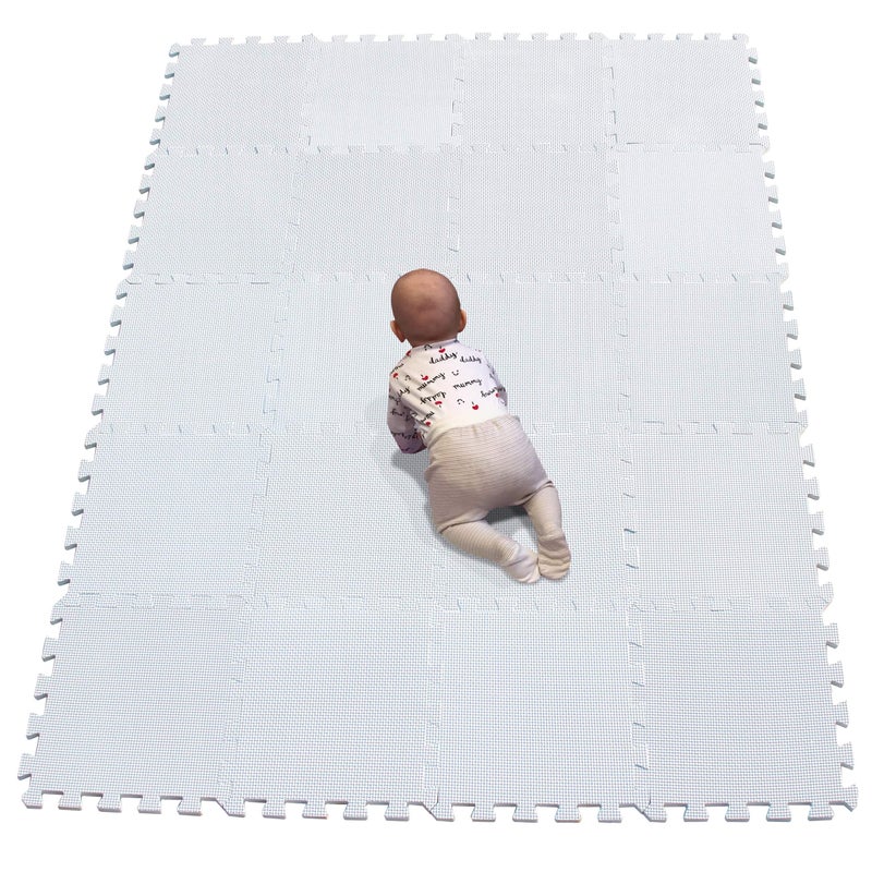 YIMINYUER 20 Tiles 30cm30cm1cm Each Tile Baby Soft Puzzle Play Mats Kids Thick EVA Foam Floor Toddlers Childrens Soft Interlocking Mat R01G301020 - Image 2