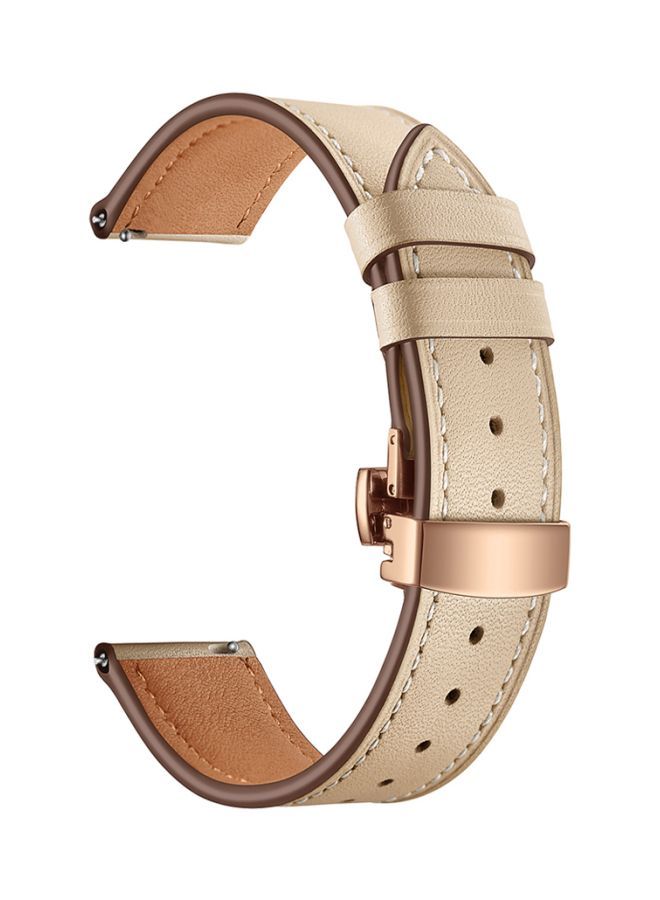 نيبمينينت سوار بديل لساعة يد سامسونج جالاكسي 3 مقاس 41 مم بيج كريمي - Image 1