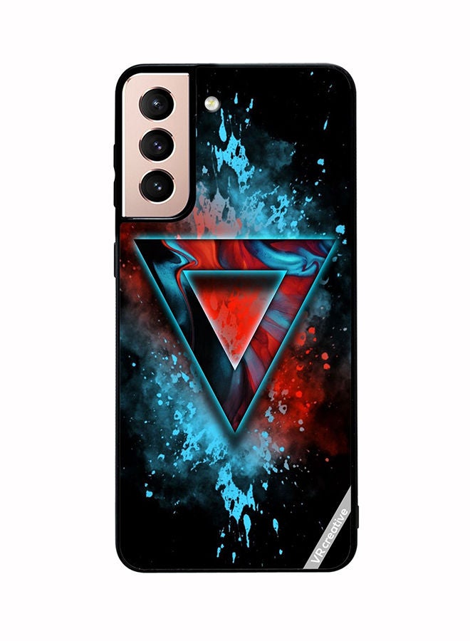 VR CREATIVE Protective Case Cover For Samsung Galaxy S21 5G Logo Design Multicolour - Image 1