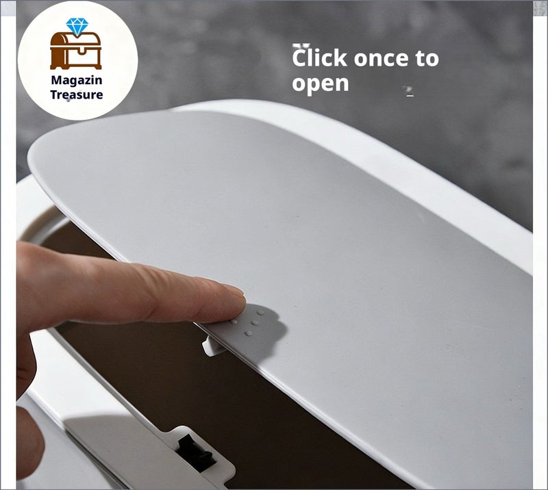 Trash Can 15.5L with Push Lid - Image 3