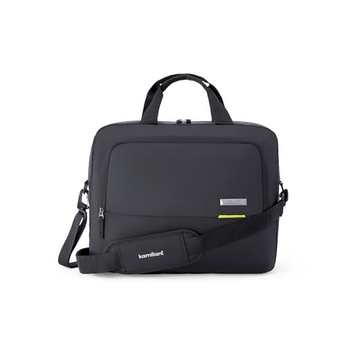 Kamiliant by American Tourister Backpack Dissenter Casual Office Bailhandle Messenger Bag with 15" Inch Laptop and Adjustable Shoulder Strap, Ergonomically Designed for Men And Women - Black - Image 2