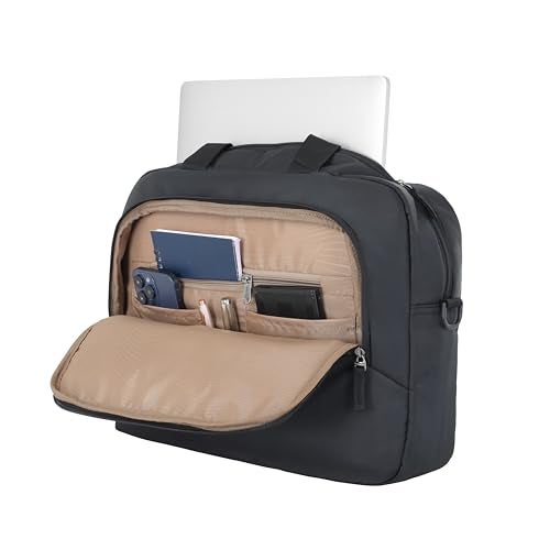 Kamiliant by American Tourister Backpack Dissenter Casual Office Bailhandle Messenger Bag with 15" Inch Laptop and Adjustable Shoulder Strap, Ergonomically Designed for Men And Women - Black - Image 5