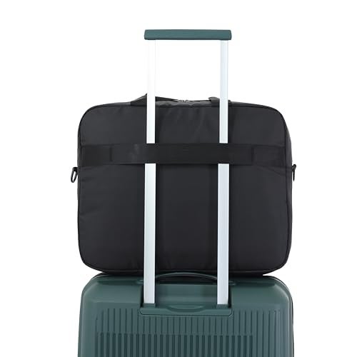 Kamiliant by American Tourister Backpack Dissenter Casual Office Bailhandle Messenger Bag with 15" Inch Laptop and Adjustable Shoulder Strap, Ergonomically Designed for Men And Women - Black - Image 4