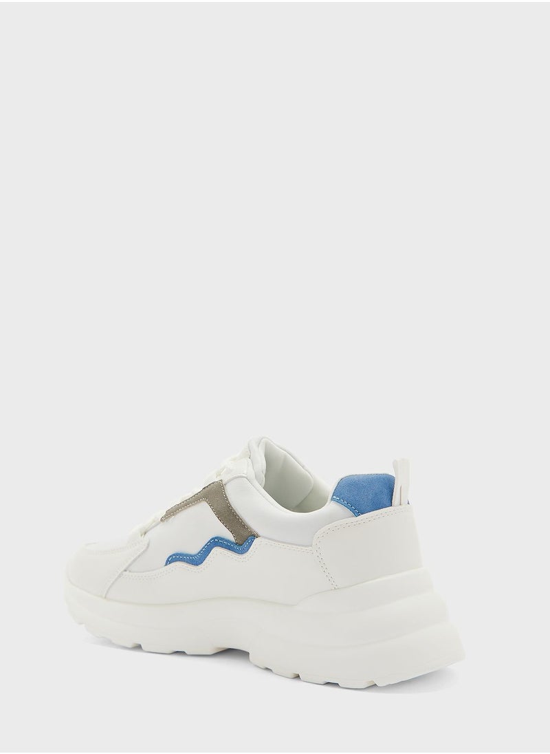 Ginger - Colourblock Sole Detail Sneaker - Image 1