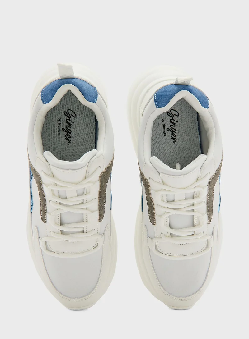 Ginger Colourblock Sole Detail Sneaker