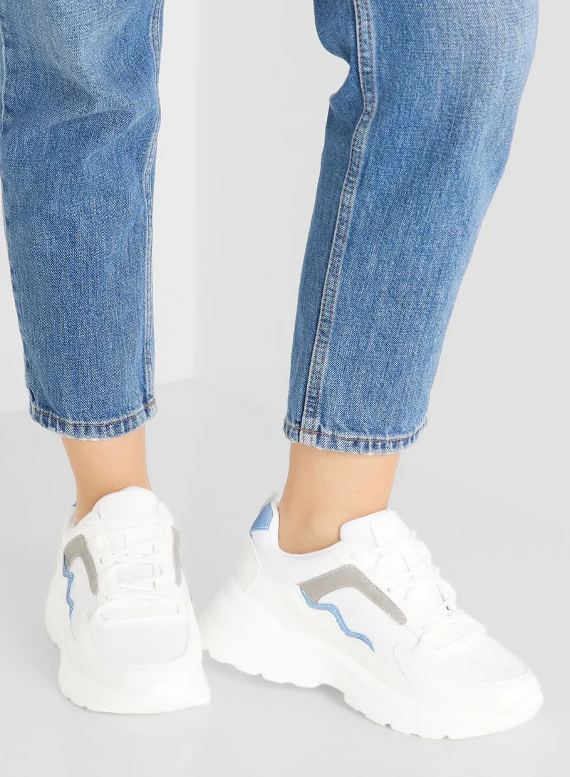 Ginger Colourblock Sole Detail Sneaker