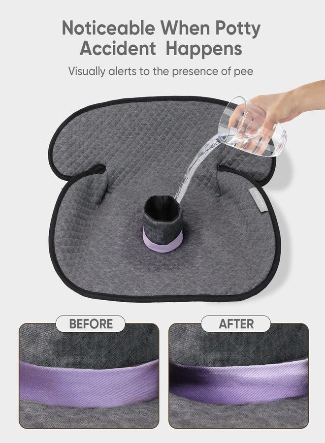 TinlyFinly 2 Pack Baby Potty Training Car Seat Protector, Waterproof Car Seat Liner for Potty Training Toilet, Baby Infant Toddler Piddle Pad Fits for Carseat, Stroller, Highchair - 2 Pack, Dark Gray - Image 3