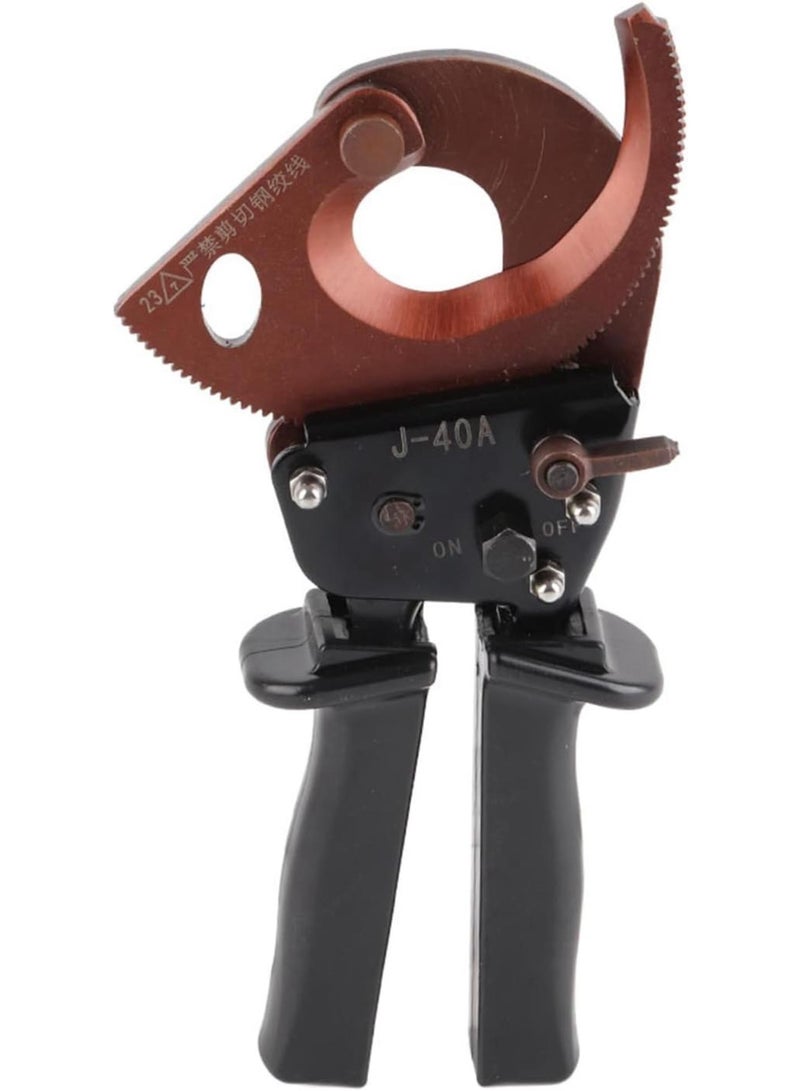 GGOOT J40A 300mm² Cable Cutters,Ratchet Wire Cutter for Aluminum,Ratchet Industrial Grade Cable Scissors Hardware Hand Operated Cutting Tool - Image 1