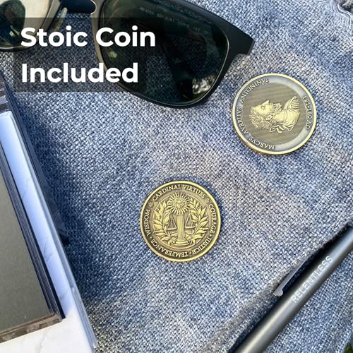 MESMOS 366 Daily Stoic Calendar, Inspirational Gifts for Men, Father's Day Gifts for Dad, Daily Affirmations Office Desk Decor for Men, Motivational Self Care Office Desk Accessories - Image 3