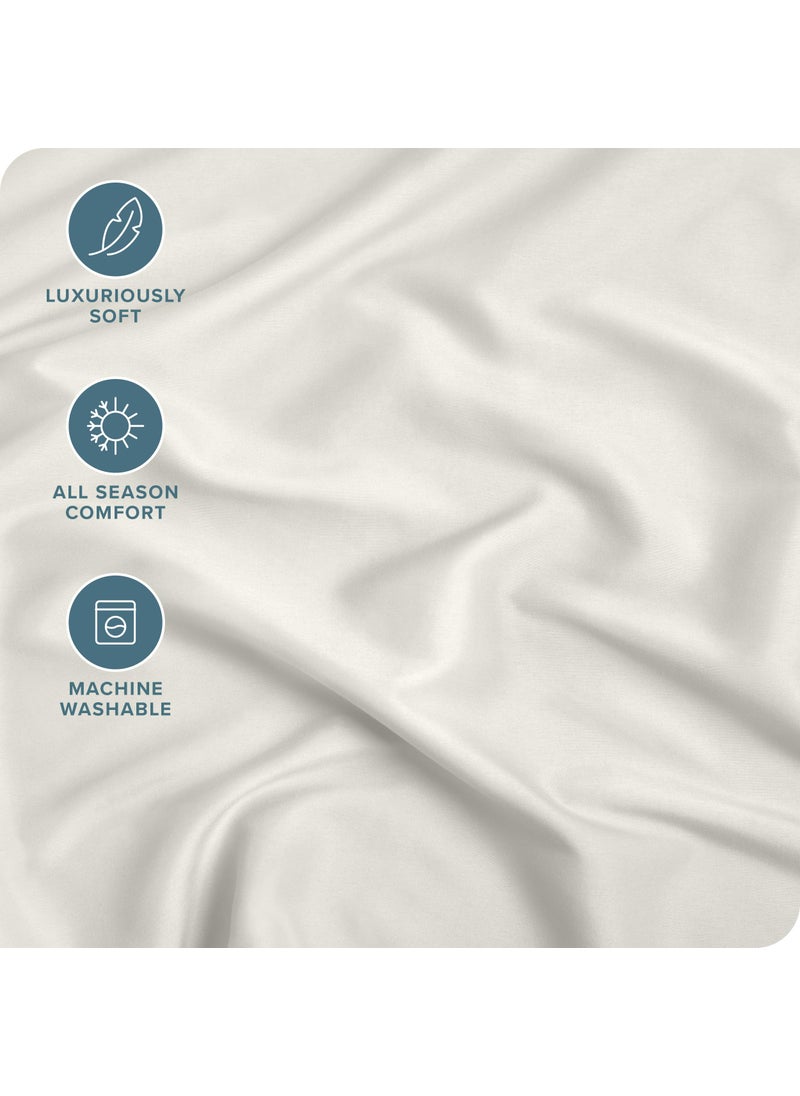 Bare Home Bare Home Fitted Bottom Sheet Split Head Flex King Size - Premium 1800 Microfiber - Ultra-Soft Hotel Luxury - Deep Pocket - Durable - Long Lasting (Split Head Flex King  Cream)  - Image 3