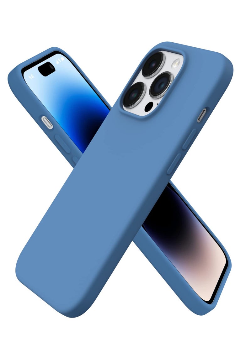 BORTONY iPhone 14 Pro Case Liquid Silicone Anti Scratch Anti Fingerprint Soft Silky Touch Shockproof Protective Cover for Apple iPhone 14 Pro - Image 1