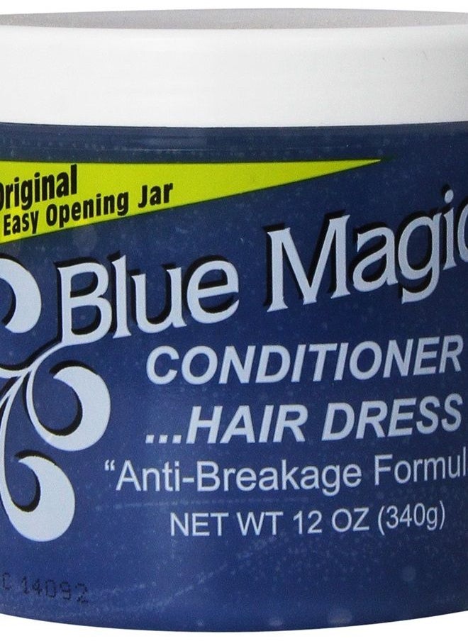 BLUE MAGIC Conditioner Hair Dress, The Original, 12-Ounce Jar  - Image 1