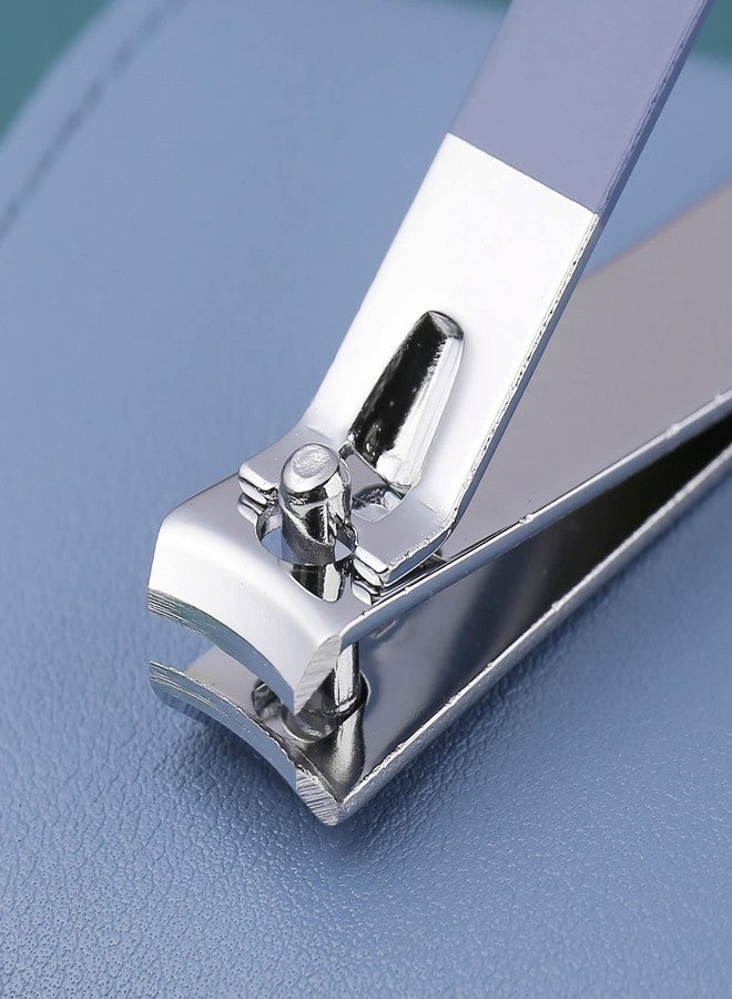 Felico Manicure Set, Nail Clippers, Pedicure Kit, 16 In 1 Professional Grooming Kit Stainless Steel, Nail Toenail Scissors Tools with Luxurious Leather Travel Case For Men Women Blue Upgraded Version - Image 4