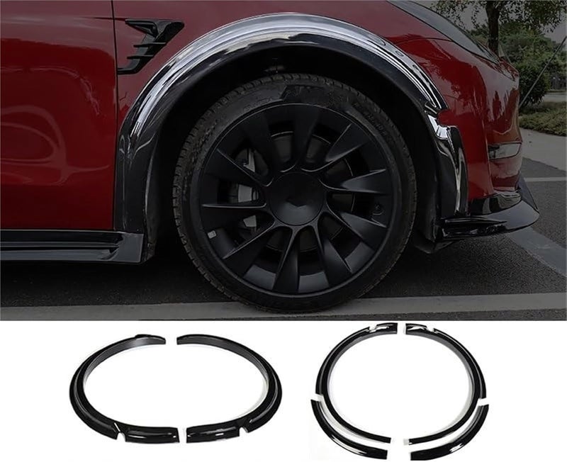 Yurefax Car Wide Bodykit Fender Flares for Tesla Model Y - Image 2