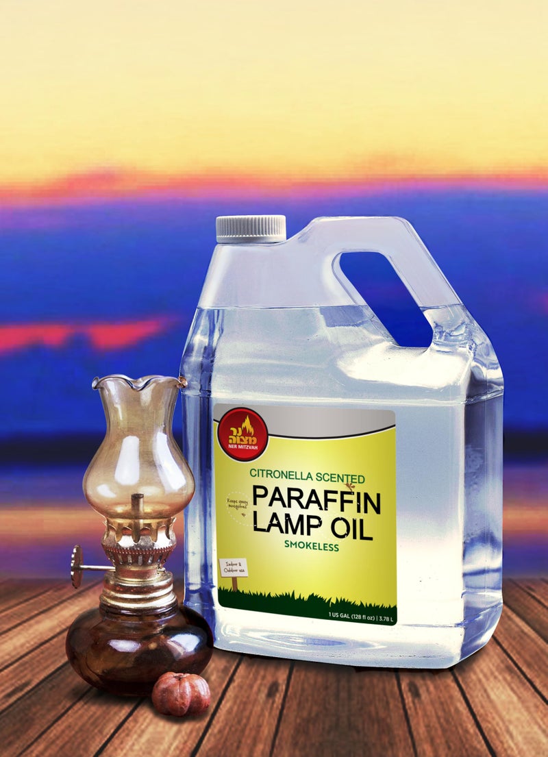 Ner Mitzvah Citronella Scented Lamp Oil, 1 Gallon - Smokeless and Odorless Insect and Mosquito Repellent Paraffin Lamp Oil for Indoor and Outdoor Lanterns, Torches, Oil Candle - Image 5