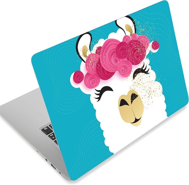 Laptop Skin Sticker Decal,12" 13" 13.3" 14" 15" 15.4" 15.6 inch Laptop Skin Sticker Cover Art Decal Protector Notebook PC (Lovely Alpaca)