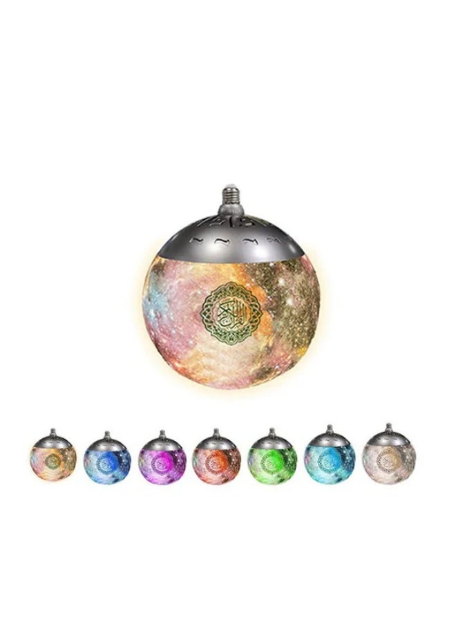 Crony SQ-169 Quran Speaker with Colorful Star Moon Design - 10W Bluetooth Quran Player, 2000mAh Battery, Portable Islamic Audio Device for Home & Gift - Image 2
