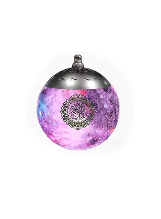 Crony SQ-169 Quran Speaker with Colorful Star Moon Design - 10W Bluetooth Quran Player, 2000mAh Battery, Portable Islamic Audio Device for Home & Gift - Image 1