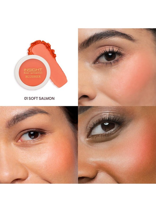 إنسايت أحمر الخدود الكريمي من كوزماتيكس، مكياج الوجه، لون السلمون الناعم، 3.5 جرام (B-02=01) - Image 5