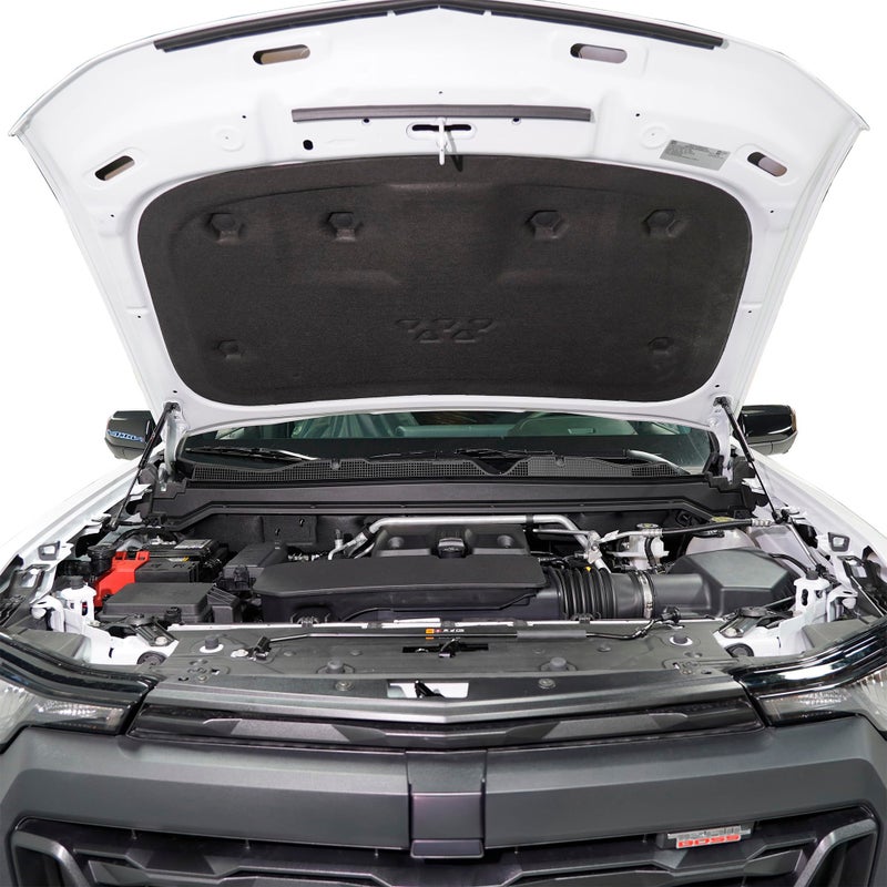 Redline Tuning نظام رفع غطاء المحرك السريع Redline Tuning 21-16014-02 متوافق مع شيفروليه كولورادو و GMC كانيون 2023+ (لا يتطلب حفر - جميع المكونات باللون الأسود) - Image 3
