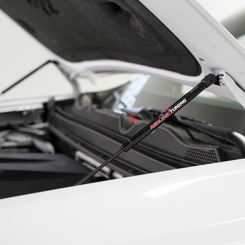 Redline Tuning نظام رفع غطاء المحرك السريع Redline Tuning 21-16014-02 متوافق مع شيفروليه كولورادو و GMC كانيون 2023+ (لا يتطلب حفر - جميع المكونات باللون الأسود) - Image 5