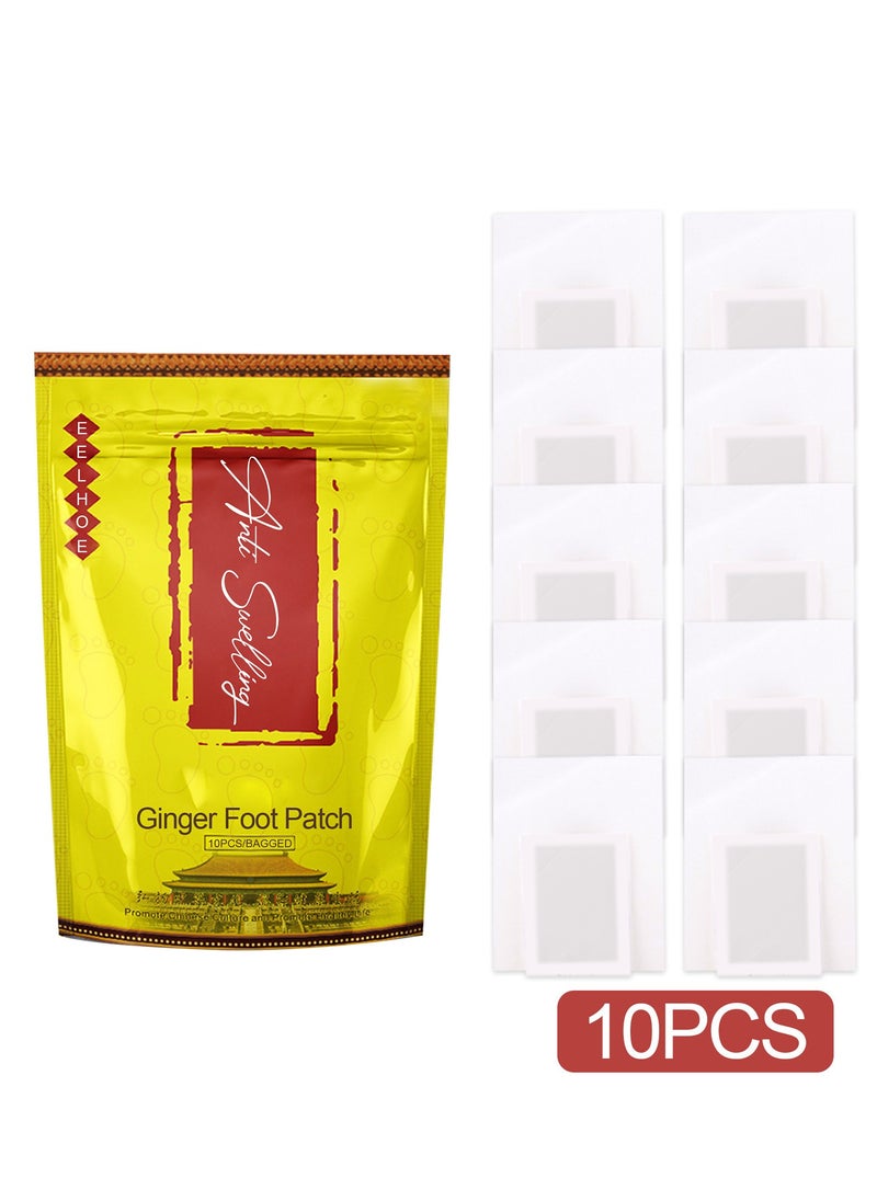 EELHOE - Anti-Swelling Ginger Detox Foot Patch Improves Sleep Quality Weight Loss Weight Loss Patch Healthy Calcium Ginger Foot Pads Relieve Stress, Improve Sleep and Foot Care - Image 1